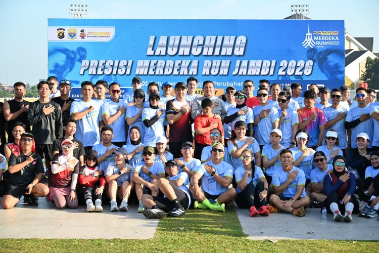 Polda Jambi Launching Presisi Merdeka Run Jambi 2026, Wujudkan Semangat “Satu Langkah, Sejuta Perubahan