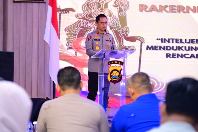 Kapolda Jambi Resmi Buka Rakernis Fungsi Intelkam Tahun 2026, Tekankan Deteksi Dini dan Penguatan Sinergi