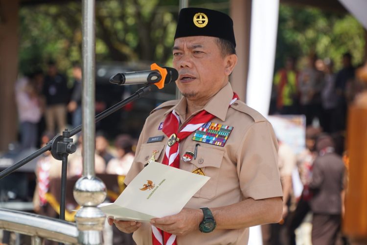 Buka Jambore Daerah Pramuka Jambi, Gubernur Al Haris: Sebagai Wadah Mengasah Wawasan, Kepemimpinan dan Kemandirian