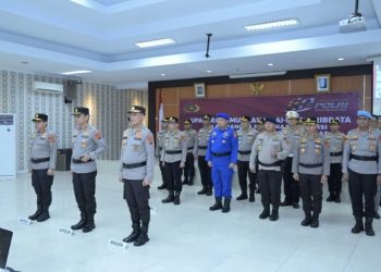 Polda Jambi Ikuti Vicon Upacara Nilai-Nilai Tribrata dalam Rangka Hari Bhayangkara ke-80