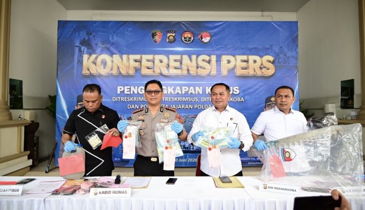 Polda Jambi Gelar Konferensi Pers Ungkap Ratusan Kasus Kriminal, Narkotika Dan Tindak Pidana Khusus Selama Semester I 2026
