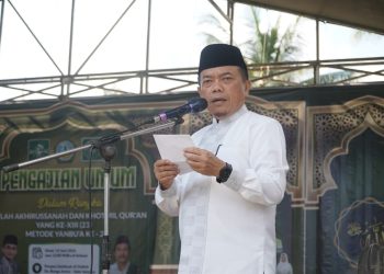 Gubernur Al Haris Hadiri Pengajian Umum dan Berikan Dukungan Pembangunan Pesantren