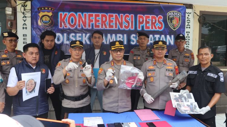 Tim Macan Jambi Selatan Ringkus Sepadang Kekasih Yang Nekat Rampok Seorang Nenek Dengan Modus Numpang Ke Toilet