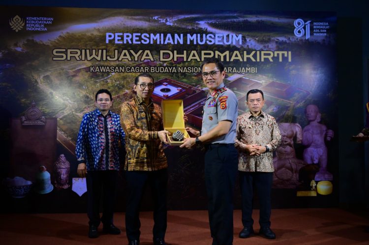 Kapolda Jambi Hadiri Peresmian Museum Sriwijaya Dharmakirti, Dorong Pelestarian Warisan Budaya Muaro Jambi