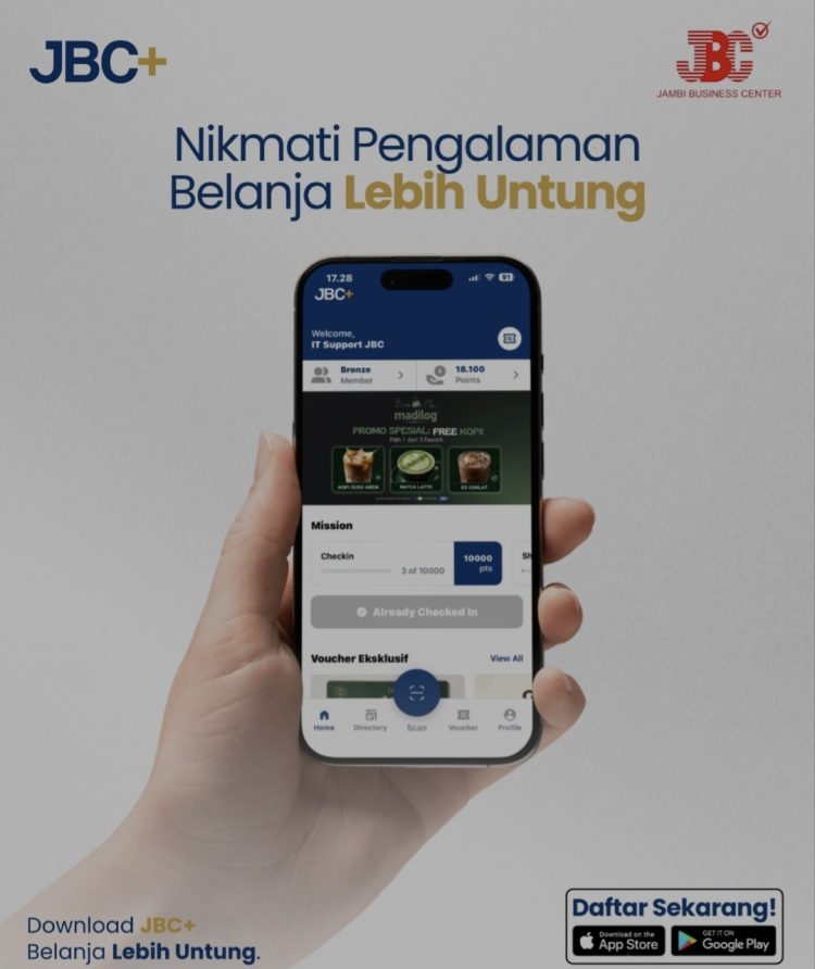 Masyarakat Jambi Ayo Segera Download JBC+ Sekarang, Belanja Bisa Lebih Untung