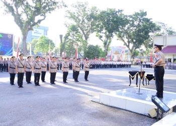 Kapolda Jambi Pimpin Sertijab dan Pengambilan Sumpah Jabatan Sejumlah Pejabat Utama, Perkuat Kinerja Organisasi