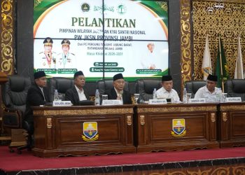 Hadiri Pelantikan JKSN Jambi, Al Haris Tekankan Peran Guru dan Kiai Jaga Moral Generasi Bangsa
