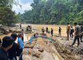 Gerak Cepat Tim Gabungan Ditreskrimsus Polda Jambi Tertibkan Tambang Peti Ilegal Di Lokasi Geopark Merangin