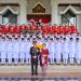 Kapolda Jambi Hadiri Upacara Pengibaran Duplikat Pusaka Bendera Merah Putih HUT ke-81 RI