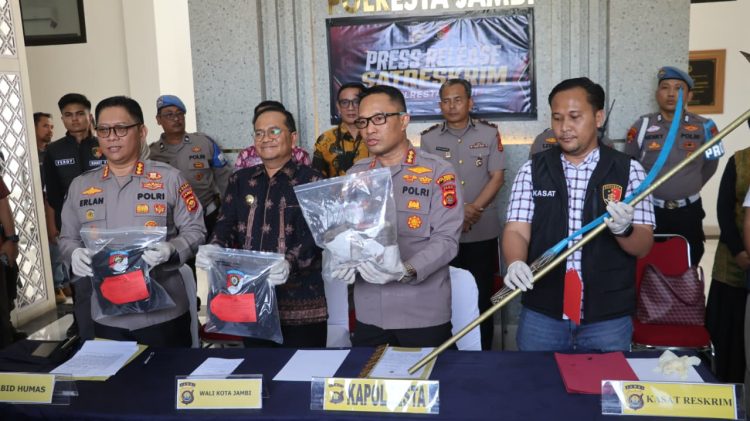 Aksi Tawuran Geng Motor Di Pertokoan WTC Jambi Sebabkan 1 Korban Tewas, Tim Gabubgan Polda Dan Polresta Jambi Gerak Cepat Amankan Komplotan Pelaku