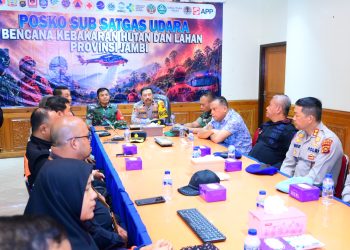 Wakapolda Jambi Bersama Satgas Karhutla Cek Hotspot Karhutla, Evaluasi Penanganan Dan Perkuat Sinergi Di Lapangan