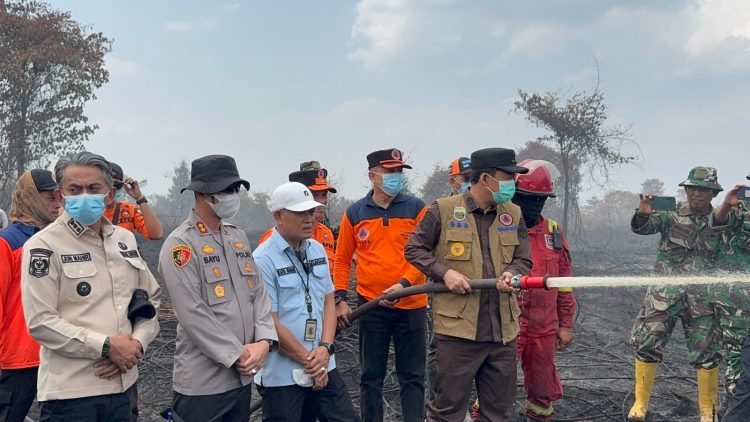 Sinergi TNI-Polri Dan Pemda, Forkopimda Muaro Jambi Perkuat Penanganan Karhutla Sungai Gelam