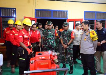Wakapolda Jambi Tinjau Posko Karhutla Di Tanjab Barat, Pastikan Kesiapan Personel Dan Peralatan
