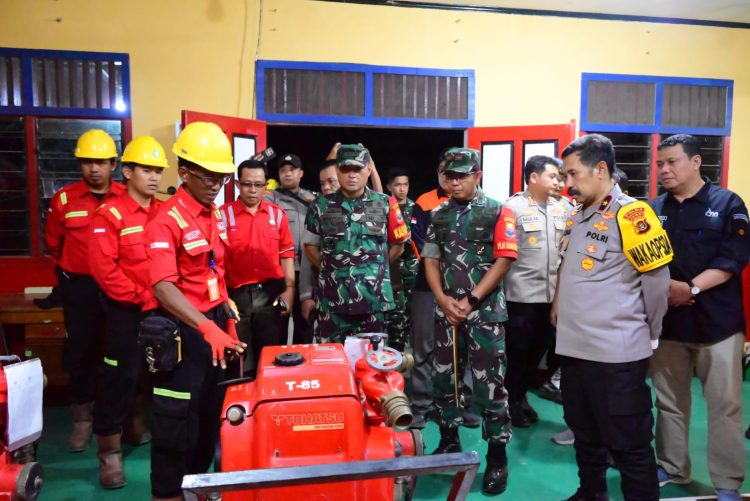 Wakapolda Jambi Tinjau Posko Karhutla Di Tanjab Barat, Pastikan Kesiapan Personel Dan Peralatan