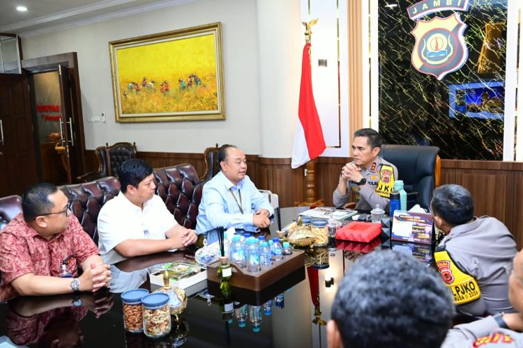 Kapolda Jambi Terima Audiensi Bank Mandiri, Perkuat Sinergi Dan Kerja Sama