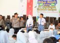 Di Tengah Kabut Asap Karhutla, Brimob Polda Jambi Beri Motivasi Serta Perhatian Kesehatan Pelajar Sekolah Rakyat