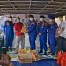 Ditpolairud Polda Jambi Sambangi Warga, Bagikan Masker Dan Sembako Di Tengah Kabut Asap