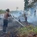 Satbrimob Polda Jambi Kerahkan 30 Personel Tangani Karhutla Di Betara Tanjab Barat