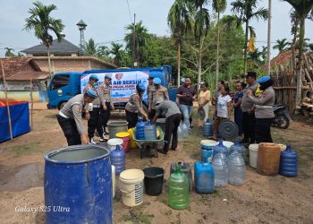 HUT Propam Polri 2026, Bid Propam Polda Jambi Salurkan 10.000 Liter Air Bersih untuk Warga Tangkit
