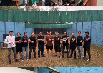 Tingkatkan Kemampuan Personel, Tim Resmob Polda Jambi Gelar Latihan Menembak
