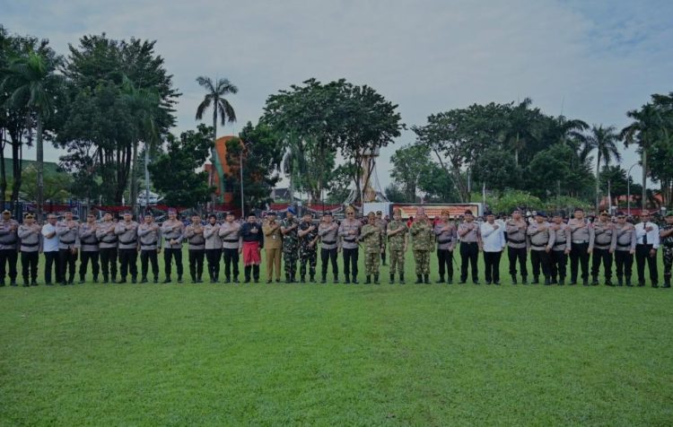 Pemkot Jambi Bersama Polda Jambi Gelar Apel Kebangsaan Sabuk Kamtibmas, Siap Wujudkan Kondusifitas Wilayah