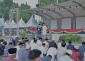 Maulana – Diza Salat Iduladha Bareng Masyarakat, Gema Takbir Berkumandang di Kantor Wali Kota Jambi