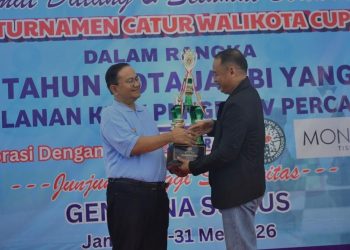 Ratusan Atlet Catur Ramaikan Turnamen Catur Wali Kota Cup Jambi 2026