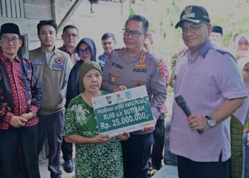 Sambut Hari Bhayangkara Ke-80, Pemkot Jambi, Polresta Jambi dan Baznas Kolaborasi Bedah Rumah Mak Gambreng