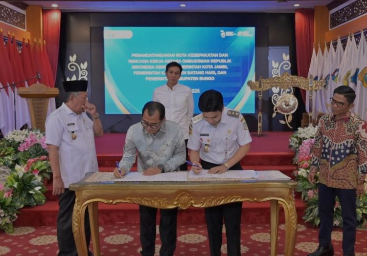 Pemkot Jambi Teken MoU Bersama Ombudsman RI, Wujud Nyata Dalam Meningkatkan Pelayanan Publik