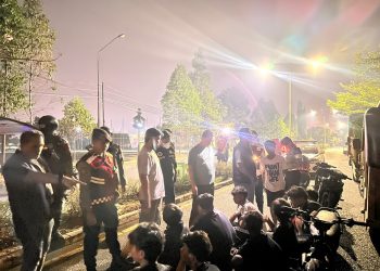 Operasi Jaran Siginjai 2026, Polisi Amankan 11 Pelaku Balap Liar Di Jl. Bandara Lama