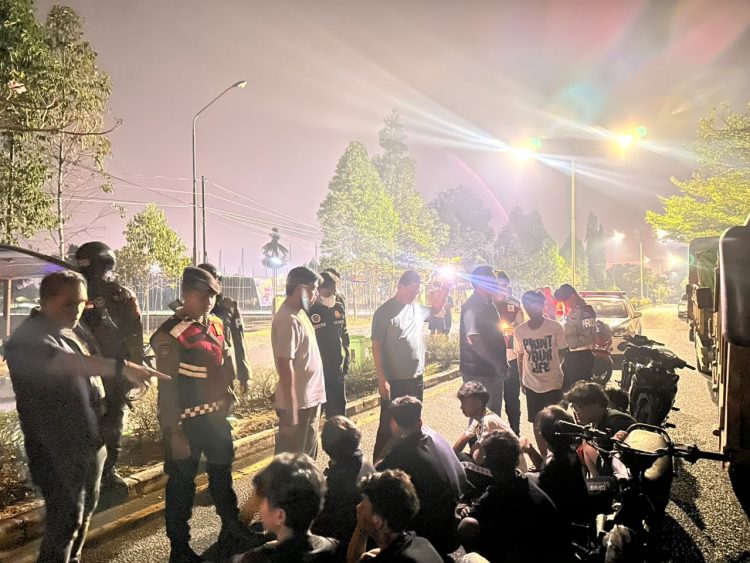Operasi Jaran Siginjai 2026, Polisi Amankan 11 Pelaku Balap Liar Di Jl. Bandara Lama