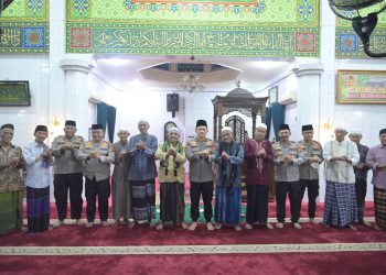 Subuh Keliling di Masjid Jami Ass’adah, Kapolda Jambi Ajak Masyarakat Jaga Kamtibmas