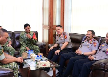 Kapolda Jambi Kunjungi Korem 042/Gapu, Perkuat Sinergitas TNI-Polri