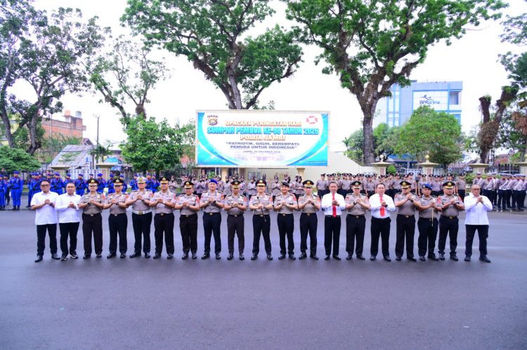 Polda Jambi Gelar Upacara Peringatan Hari Sumpah Pemuda ke-98 Tahun 2026, Kapolda Ajak Generasi Muda Perkuat Persatuan dan Semangat Patriotisme